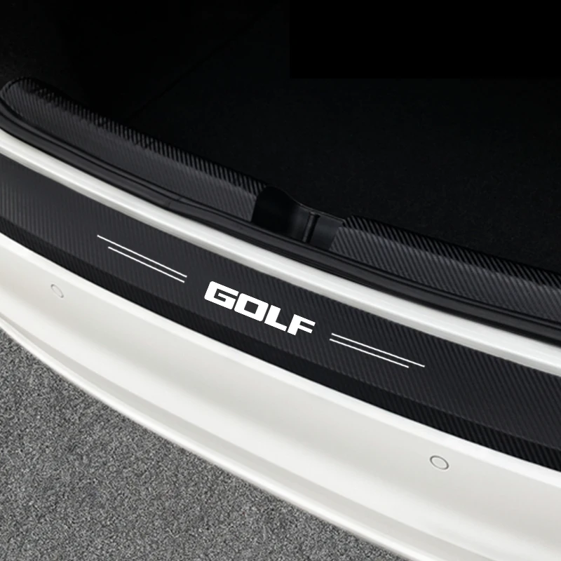 Наклейка на задний бампер автомобиля для VW Volkswagen GOLF 4 5 6 7 MK4 MK5 MK6 MK7 2021 - 1998 R GTI |