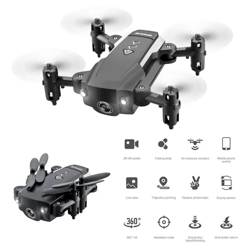 KK8 Foldable Mini Drones RC FPV Quadcopter HD Camera WIFI FPV Drone Selfie Rc Helicopter Juguetes Toys For Boys Girls Kids