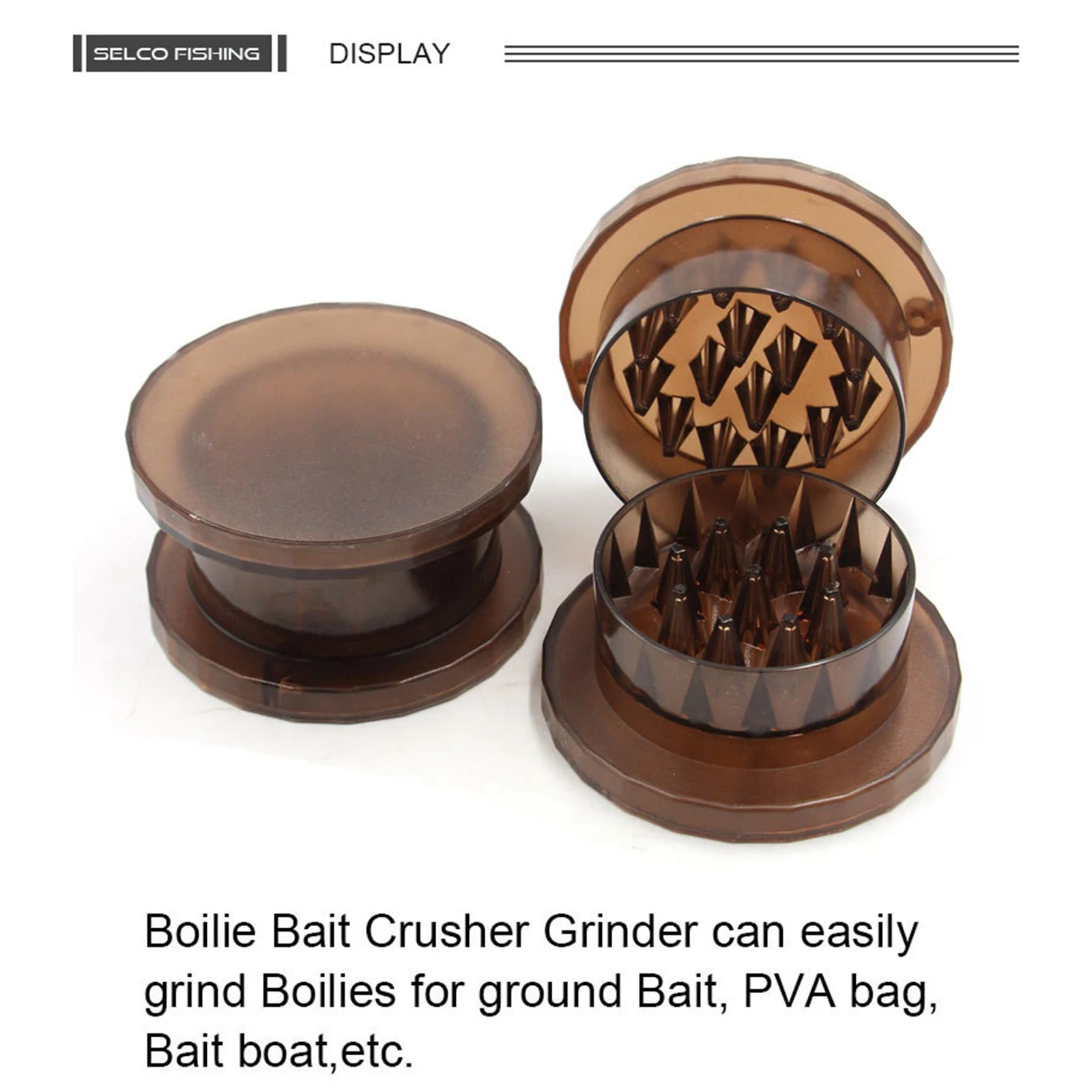 Boilie Bait Crusher Grinder Herb Weed Tobacco Plastic Manual Saver Dry Cute Accessories Box