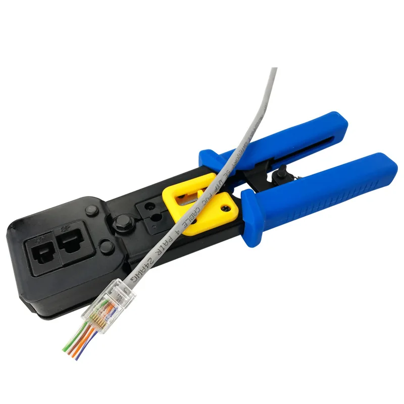 Cat5e Cat6 щипцы для сетевого кабеля EZ RJ45 RJ11 6P 8P Ручной инструмент плоскогубцы