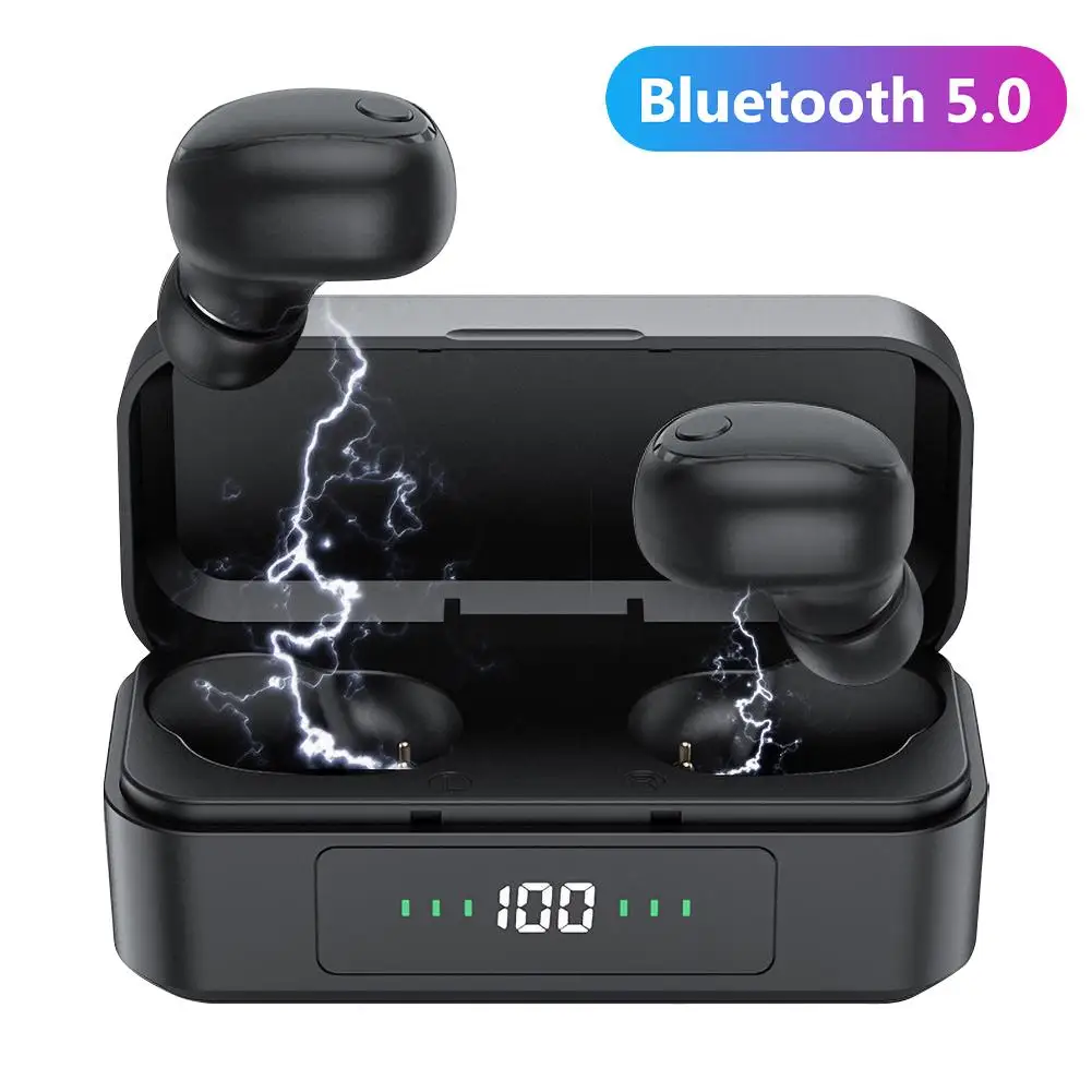 Bluetooth 5 0 Earphone Sports Waterproof 9D Stereo Z9 TWS Wireless Stereo Music Touch Digital Display Earphone for Phones