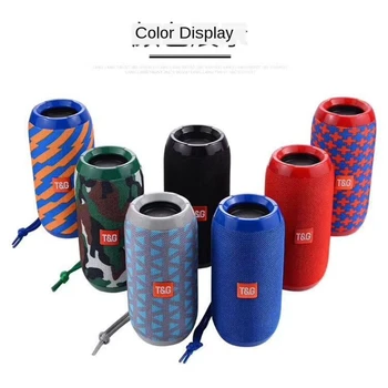

Portable Soundbar Bluetooth Speaker TG117 Outdoor Waterproof Soundbox TF Card Speakers Music Player Wireless Speaker for Compute