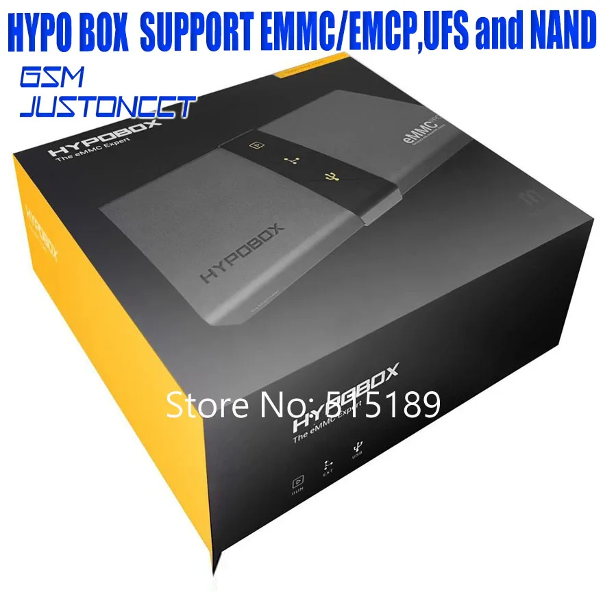 Новейшая версия оригинальная HYPOBOX/HYPO BOX Поддержка eMMC/eMCP, UFS и NAND поддержка PCle Pin-out Программирование
