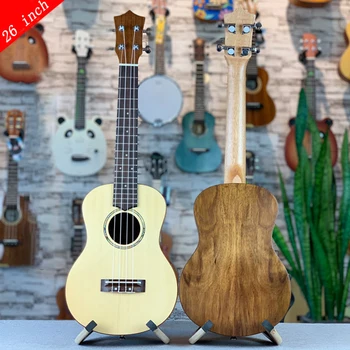 

26 inch Concert Ukulele 4 String Picea Asperata Solid Mini Guitar Stage Performance Ukulele Acacia Ukulele Gift UK2664
