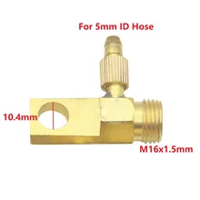 

M16 M16x1.5mm Gas Electric Separate ID 5mm Gas Hose Drag TIG Welding Welder Torch Burner Connector Adapter Converter