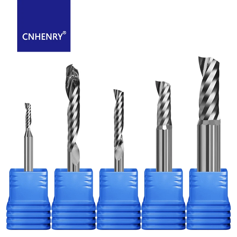 

1pc Single Flute Spiral Cutter Router Bit 3.175 CNC End Mill Tools Machine Accessories For Acrylic Carbide Milling Cutter
