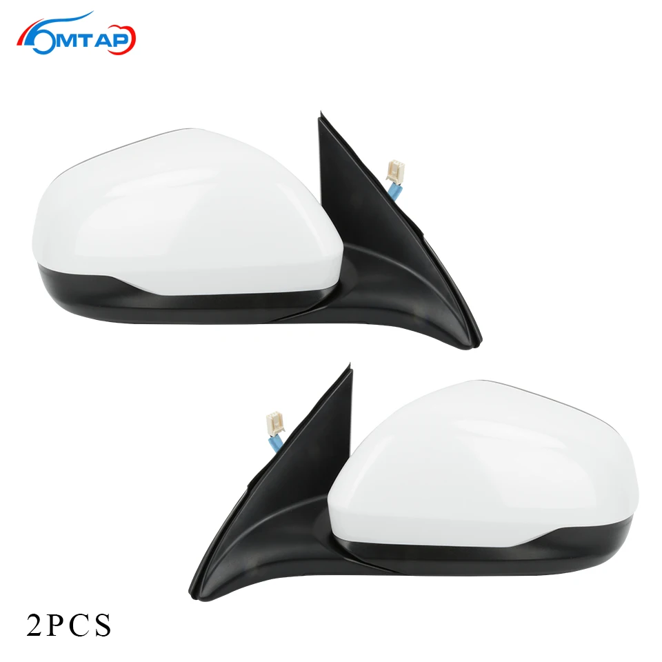 

MTAP 2PCS Outside Rearview Side Mirror Assy For HONDA VEZEL HRV RU 2014-2019 8-PINS With Lamp Heated Electric Folding