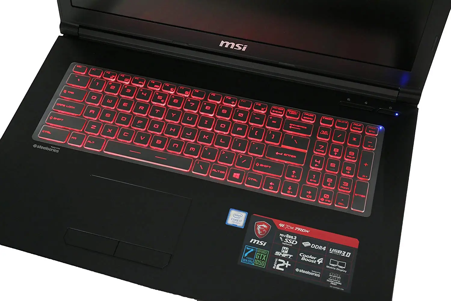 Для MSI GE73VR GL73 GP73 WE73 GS73 GS73VR GT73 GT73VR GE75 GS75 GF75 WS75 WE75 17,3 сверхтонкая жесткая накладка на заднюю панель из ТПУ чехлы для клавиатуры