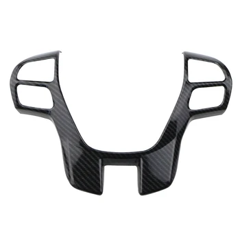 

Carbon Fiber Steering Wheel Cover Trim Frame Decorator Sticker Car Accessories for Ford Ranger Everest Endeavour 2015+