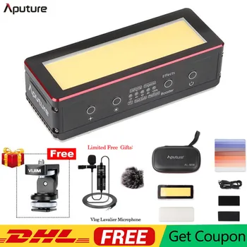 

Aputure AL-MW 10W Mini LED Light Waterproof lights IP68 10M for dslr camera 5500K CRI 95+ Daylight with 6 Gels VS Aputure MX