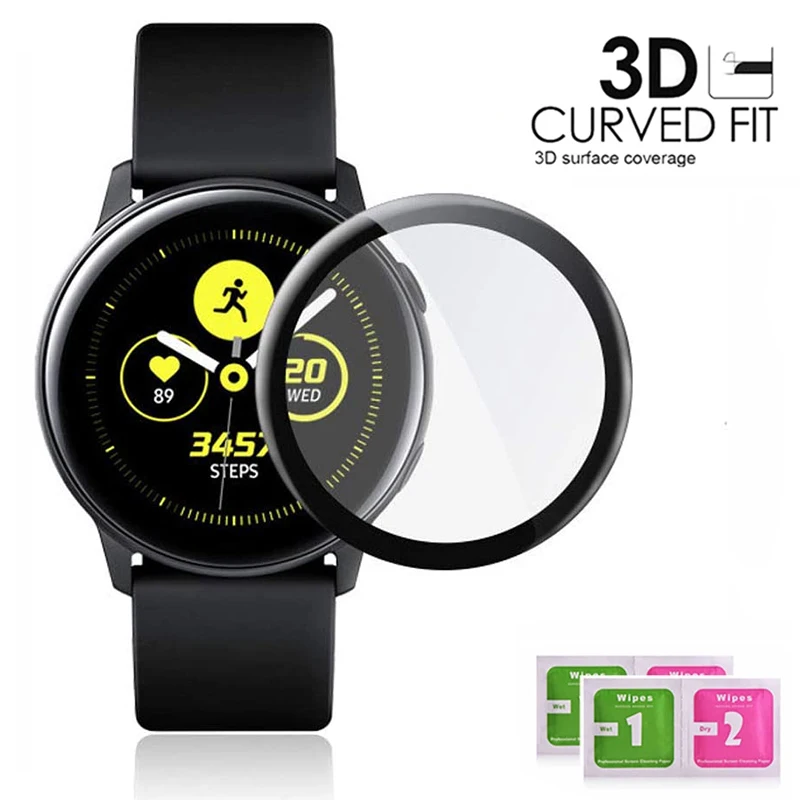 Glass Smart Watches Samsung Galaxy Watch Active 1/2/3pcs Screen