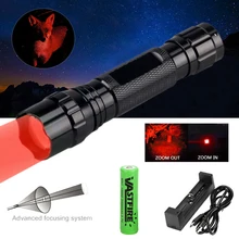 Масштабируемый светодиодный оружейный фонарь тактический фонарь Armas 300 ярдов Хищник травма охотничий ружейный фонарь+ 18650+ USB зарядное устройство