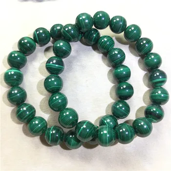 

Natural malachite single ring bracelet lovers Buddha beads bracelet ethnic style gift