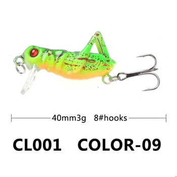 

1pcs Grasshopper Insects Fishing Lures Flying Wobbler Lure Hard Bait Lifelike Artificial Baits