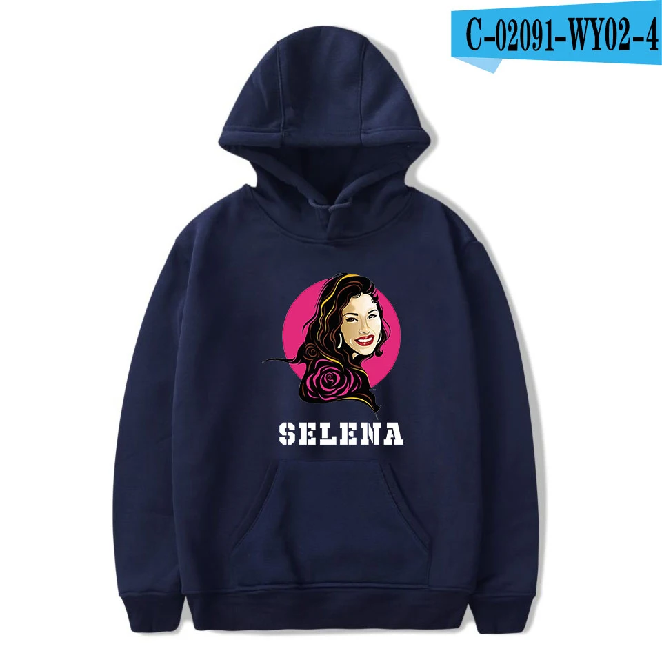 Selena quintanilla Горячая Спортивная одежда черные популярные толстовки для женщин и мужчин подходящий Повседневный свитер с капюшоном пуловер зимняя Толстовка для женщин - Цвет: As picture