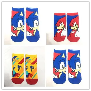 

Socks Woman Sonic Womens Sock Hedgehog Print Soft Cartoon Women Spring Sutumn Classic Adult Cute Funny Game Calcetines Hombre
