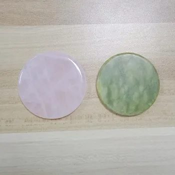 

20PCS Round Jade Stone Eyelash Glue Tray Eyelash Glue Adhesive Pad Bracket Eyelashes Glue Pad Holder Eyelash Extension