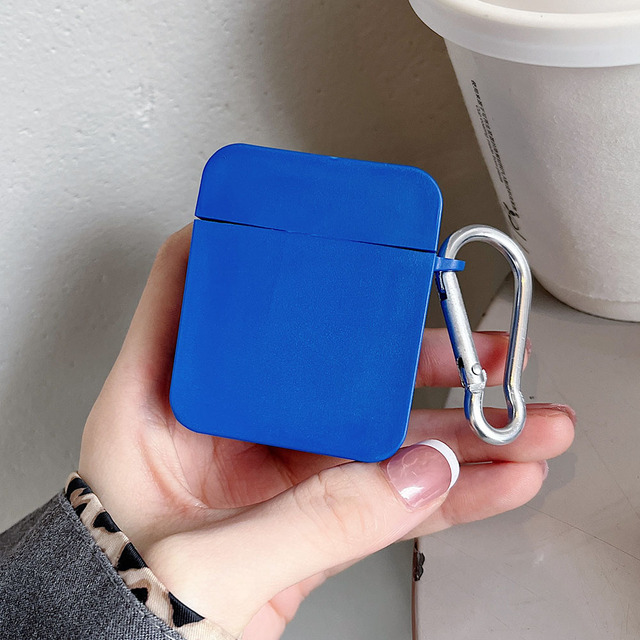 Solid Color Earphone Case For AirPods 2 3 Pro Cover Soft INS Klein Blue Protector Cases Accessories for AirPods 1/3 funda