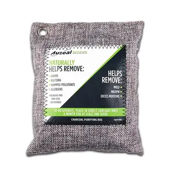

Natural Bamboo Charcoal Air Purifying Bags Activated Charcoal Odor Absorber Moisture Odor Eliminator for Car Closet Shoes