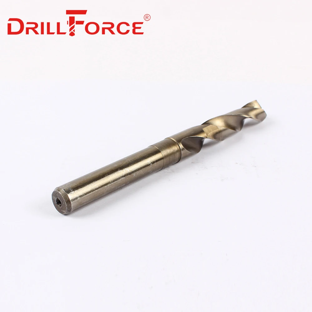 Drill Bits Drill Bit 1PC 12mm-40mm Cobalt Drill Bits 1/2" inch Dia Reduced Shank HSS 5% M35 Drill Bit For Stainless Steel (12/14/15/20/25/30/35/40mm)