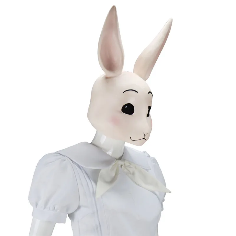 Новинка, аниме, BEASTARS, косплей, легоши, волк, маска, Хару, косплей, головные уборы, животные, волк, кролик, латексные маски, маскарадный Рождественский Костюм
