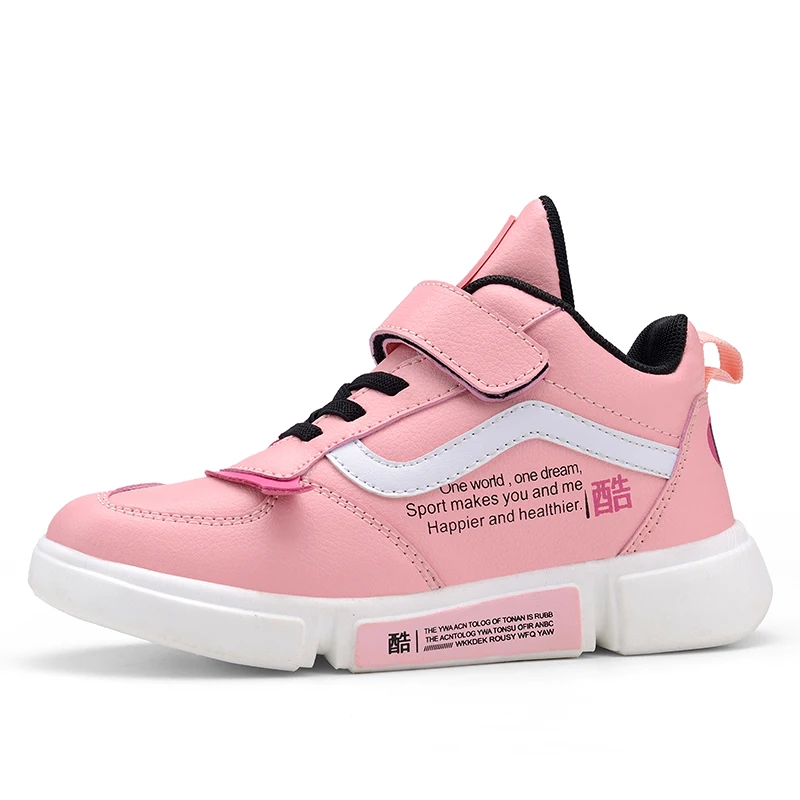 Sialia Демисезонный Повседневная детская обувь для детские кроссовки для мальчиков обувь, женские кроссовки спортивная обувь для бега, тенниса infantil menino - Цвет: Pink
