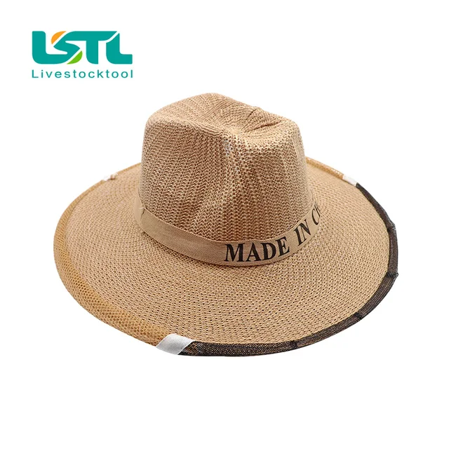 1 Pcs Méhész Védő Kalap Méh Cowboy Szúnyog Rovar Háló Fátyol Fej Arcvédő Felszerelés20 - Image 2