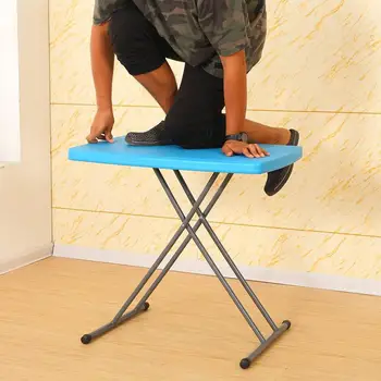 

Folding table simple portable outdoor stalls push activity training table and chairs dining table rectangular strip home