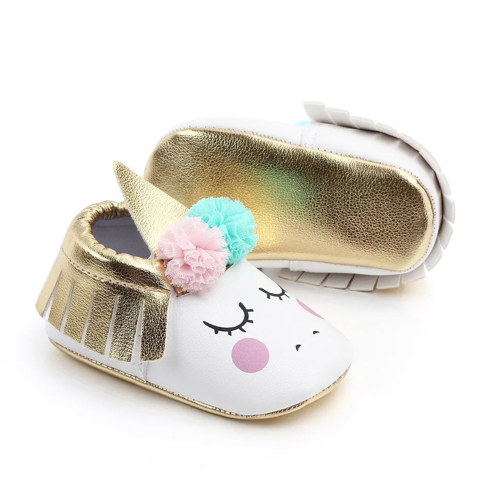 New Cute Princess shoes Ball Pu Leather Ballet Baby shoes Gift First Walkers Crib girls Infant Birthday Baby moccasins Shoes