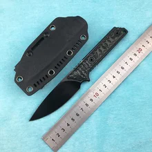 LEMIFSHE new fixed D2 blade G10 handle flap folding knife outdoor camping hunting pocket fruit knife EDC tool collection gift