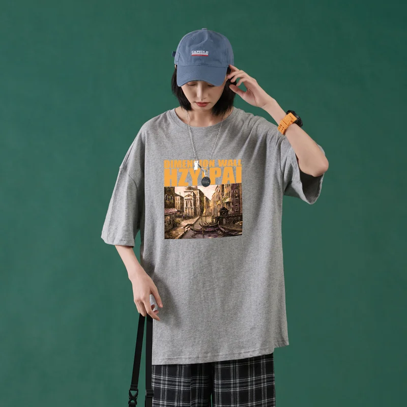 SingleRoad Female T-shirt 2020 Summer Oversized Graphic Unisex Hip Hop Harajuku Tshirt Japanese Streetwear T Shirt For Women