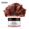 Sevich 9 colors unisex hair color wax temporary hair dye strong hold disposable pastel dynamic hairstyles black hair color cream ► Photo 2/6