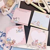 50 Sheets Cute Cartoon Memo Pad Student Decorative Diary Non Sticky Notes Scrapbooking Diy Kawaii Notepad School Stationery 1