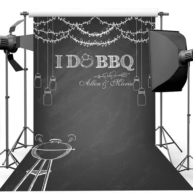 Online Shop Neoback I Do Bbq Decorations Backdrop Bbq Style