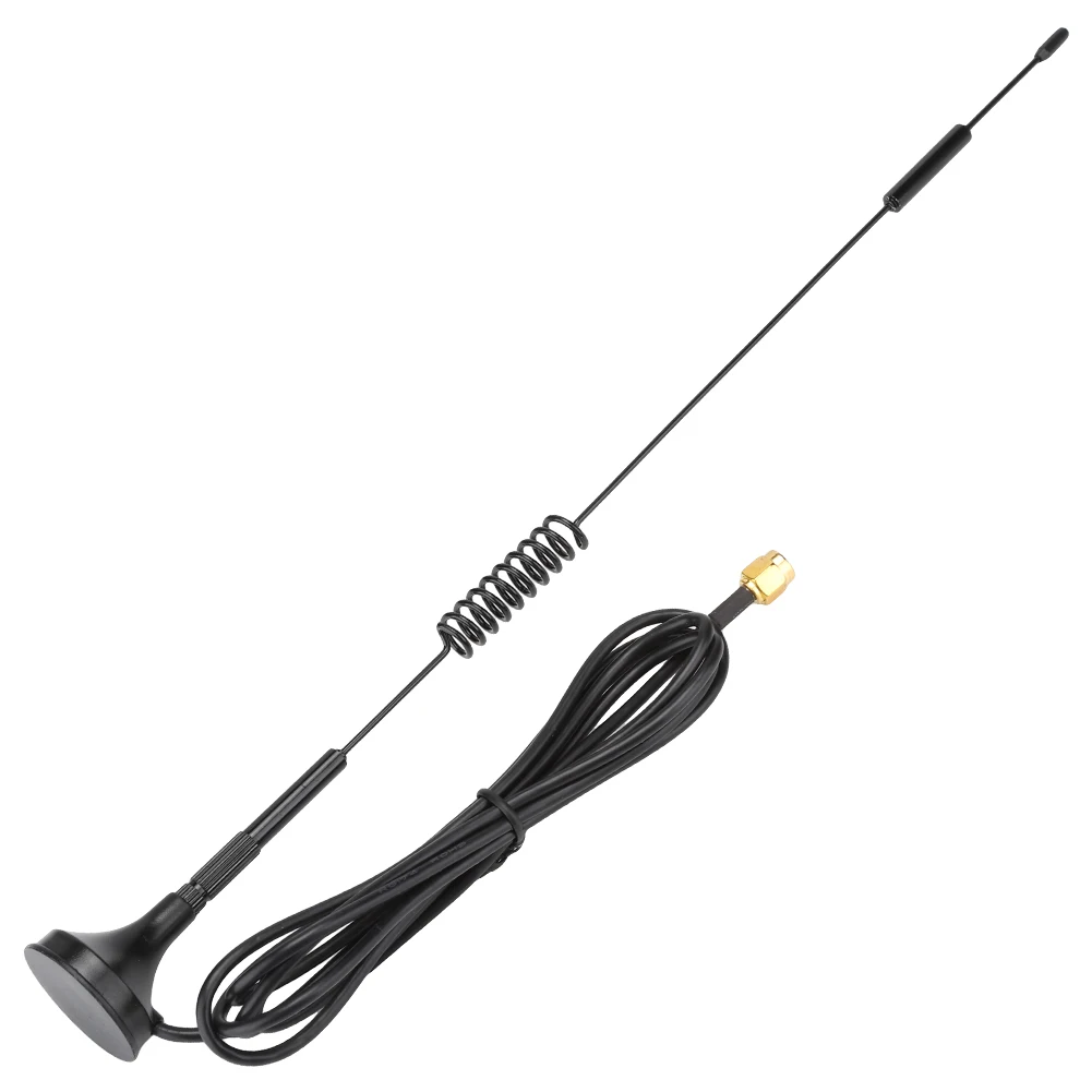 SOONHUA-antena inalámbrica 10dBi de alta ganancia, módulo de succión magnética, SMA, macho, antenas con ventosa, 433MHz, 50ohm, Horizontal, 31cm