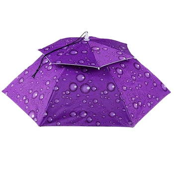 

Outdoor Large Double Layer Fishing Umbrella Hat Cycling Hiking Camping Beach Sunshade Sunny Rainy Cap for Men Women Kids