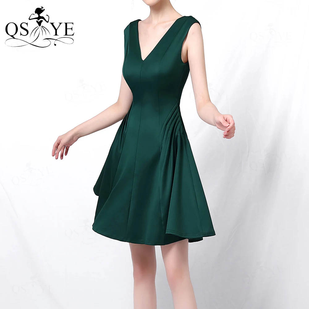 Simple Emerald Short Prom Dresses 2021 