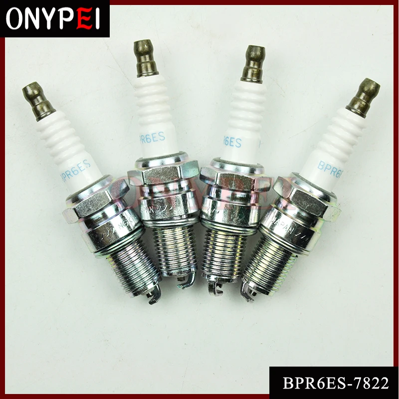 4 шт. BPR6ES11 7822 Свеча зажигания для hyundai Sonata EF Scoupe santafe BPR6ES-11 7822 BPR6ES 11