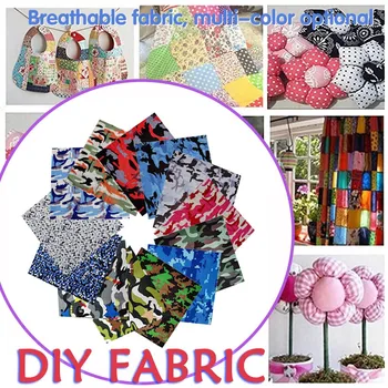 

14pcs Craft Mixed Printed Cotton Sewing Quilting Fabrics Basic Quality For Patchwork Needlework Diy Handmade Cloth #T1G