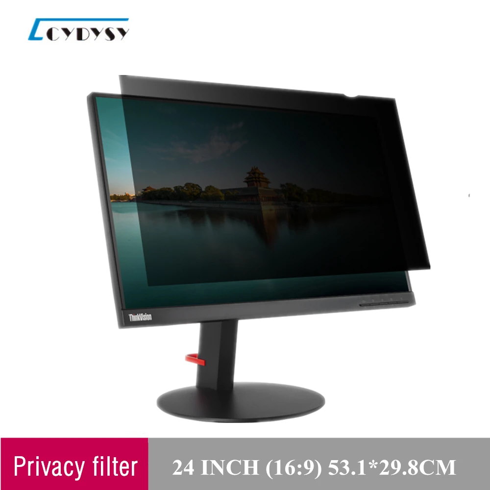 24" inch WIDE B 531.4x298.9mm NANOBLIND Privacy Screen Filter for LCD Monitor 