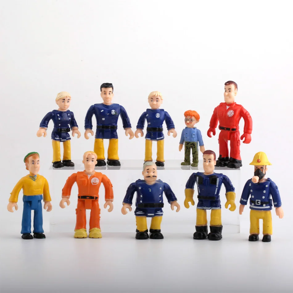 Экшн-фигурки в стиле аниме Fireman Sam Steele Elvis Penny Норман 10 шт. | Игрушки и хобби