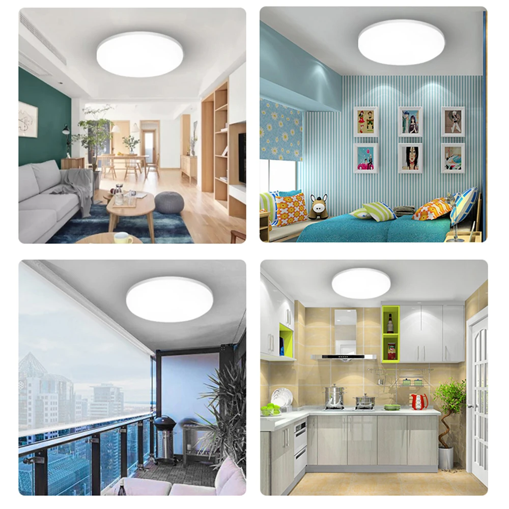 smart ceiling light Waterproof Led Ceiling Lights IP56 15W/20W/30W 220V Lighting Kitchen fixture Morden Ceiling lamp For Bathroom Courtyard Bedroom led kitchen ceiling lights