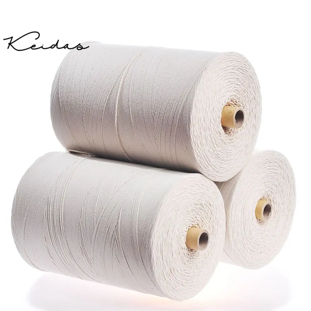 3# High Quality Smokeless Environmental Cotton Braid Candle Wick Spool for DIY Oil Lamps 189m
