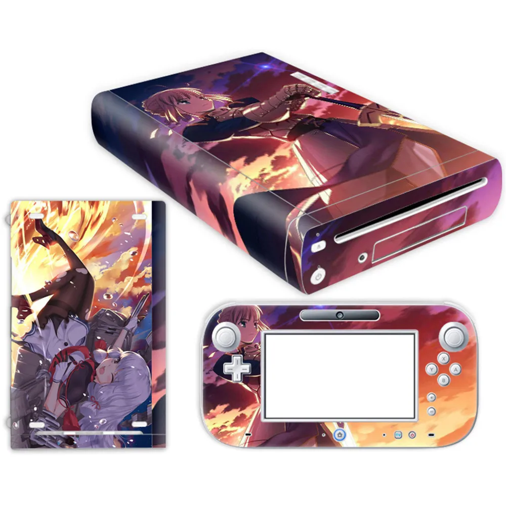 for wii u Factory Price full body games decal skin for wii u