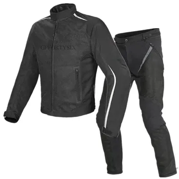 

Dain Summer Motorcycle Jacket Men Breathable Mesh Riding Moto Jacket and Pants Motorcycle Body Armor Protector Motocross Suits