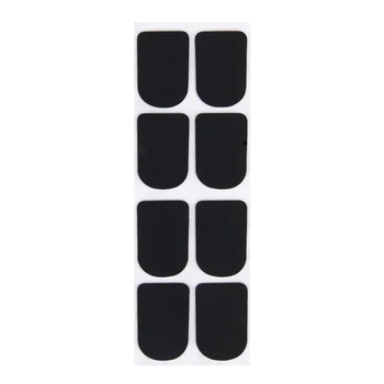

8pcs Clarinet/Soprano Saxophone Sax Mouthpiece Patches Pads Cushions Black---0.8mm