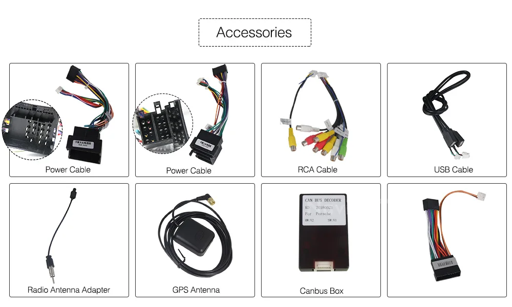 Flash Deal NaviFly Android 9.1 Car multimedia player for Porsche Cayenne 2003-2010 & Cayenne S & Cayenne GTS 2003-2010 RAM 2G ROM 32G AM FM 6