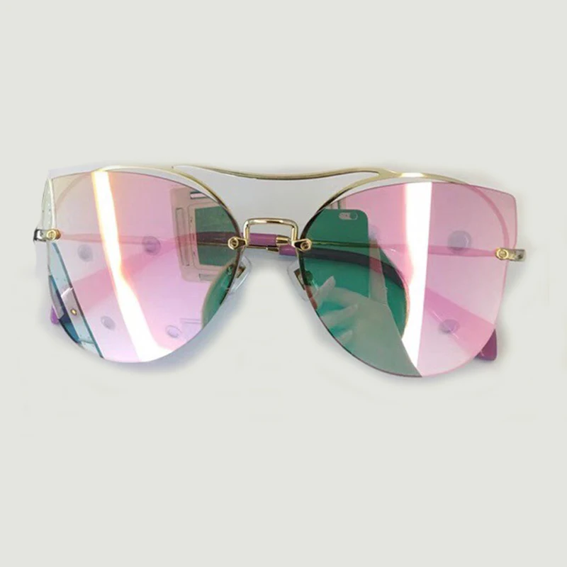 Новые модные женские солнцезащитные очки с упаковочной коробкой Oculos De Sol Feminino винтажные Модные солнцезащитные очки градиентные линзы UV400
