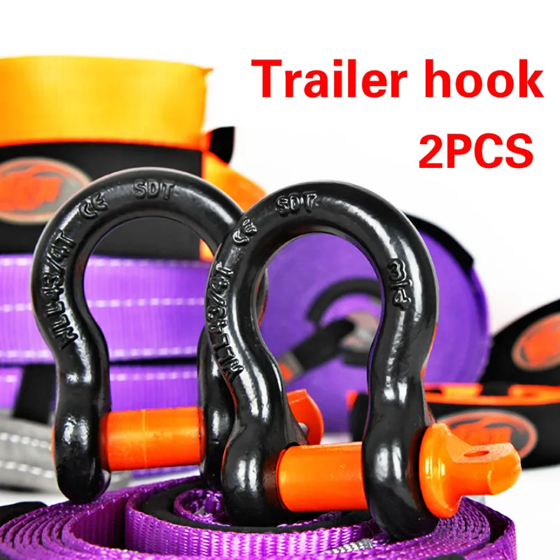 Trailer hook Heavy Duty Galvanized Shackles D Ring 8T 13T 18T 4,400lbs