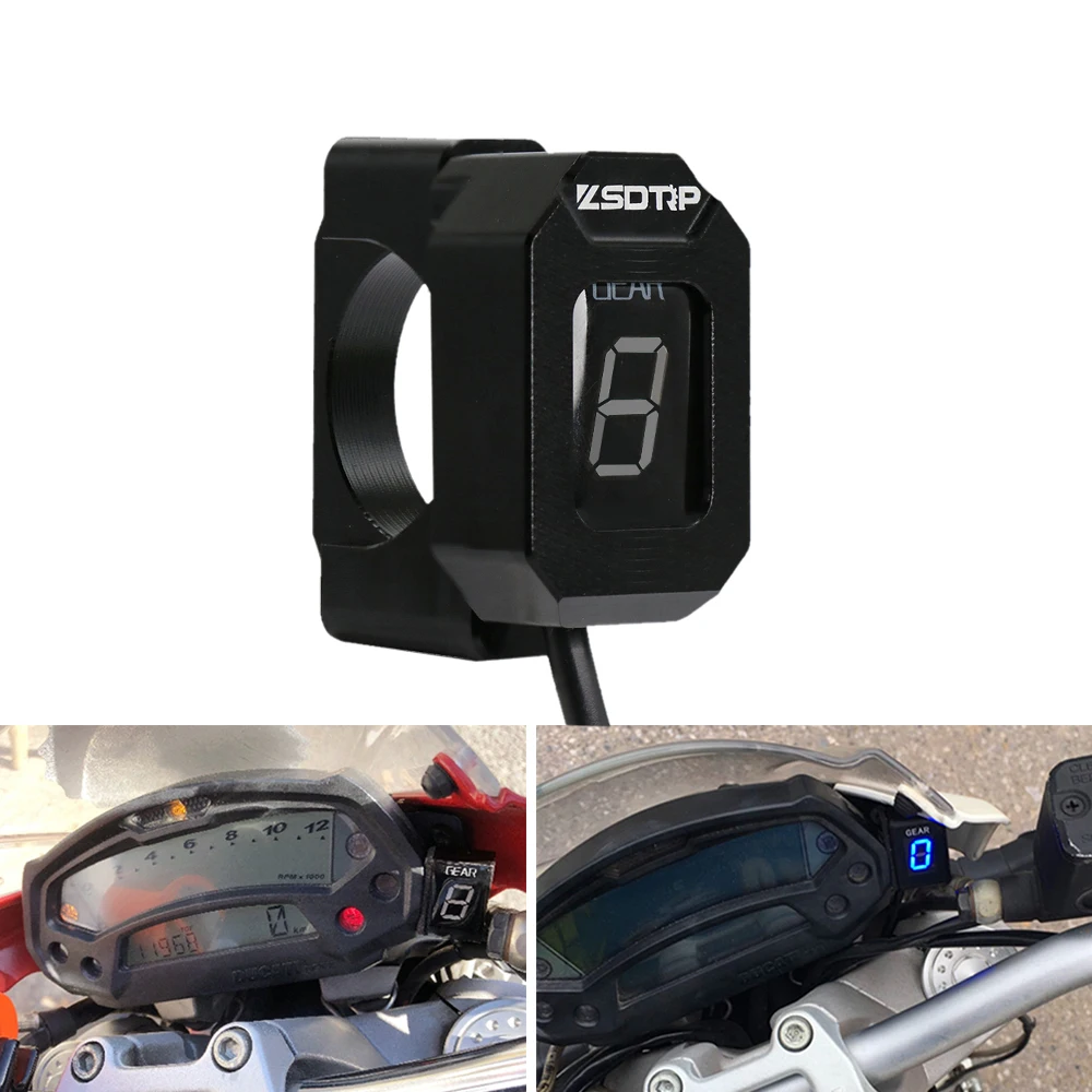 SCL гоночный мотоцикл 1 6 уровень светодиодный индикатор передач для Harley Davidson XL 883